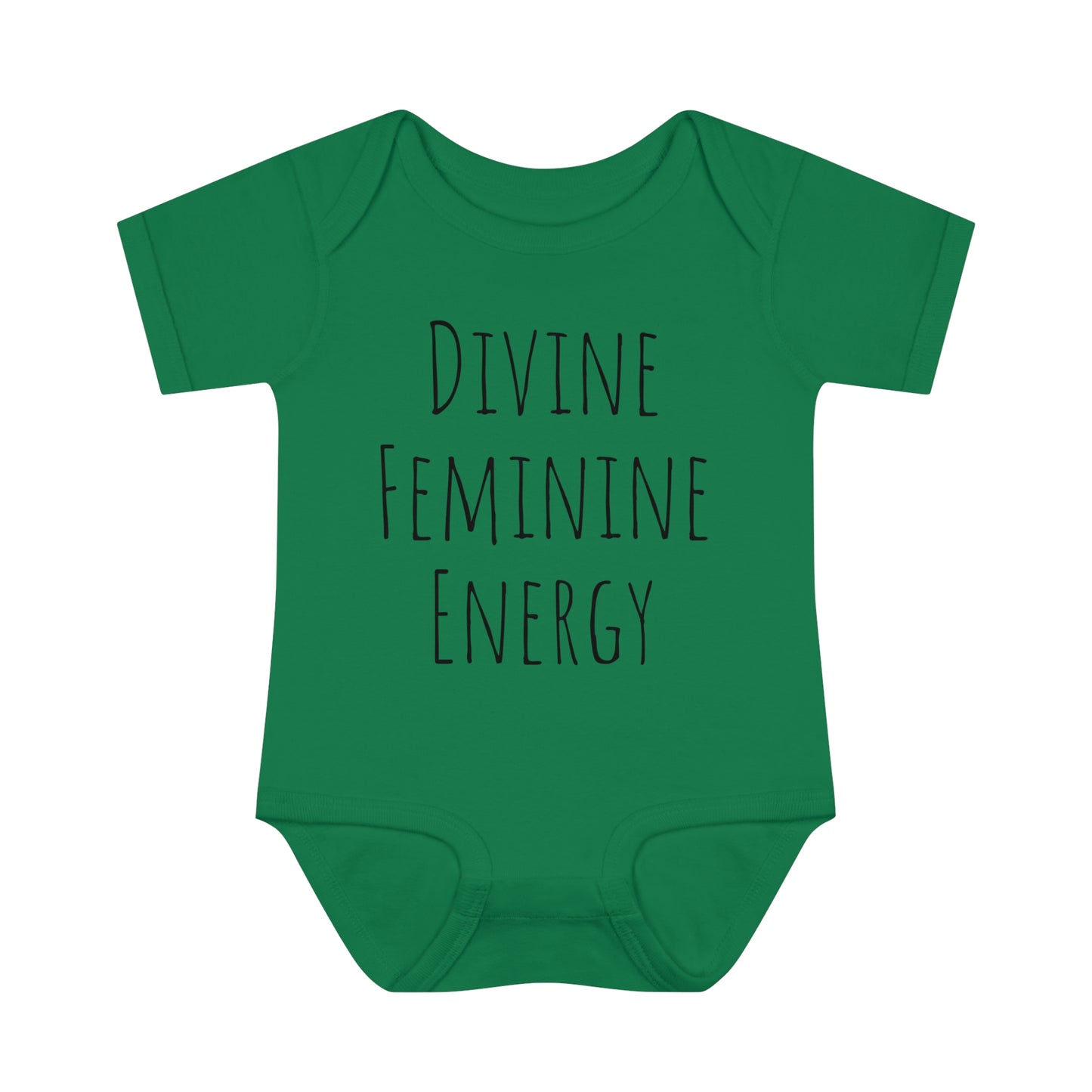 Infant Baby Rib Bodysuit Divine Feminine Energy