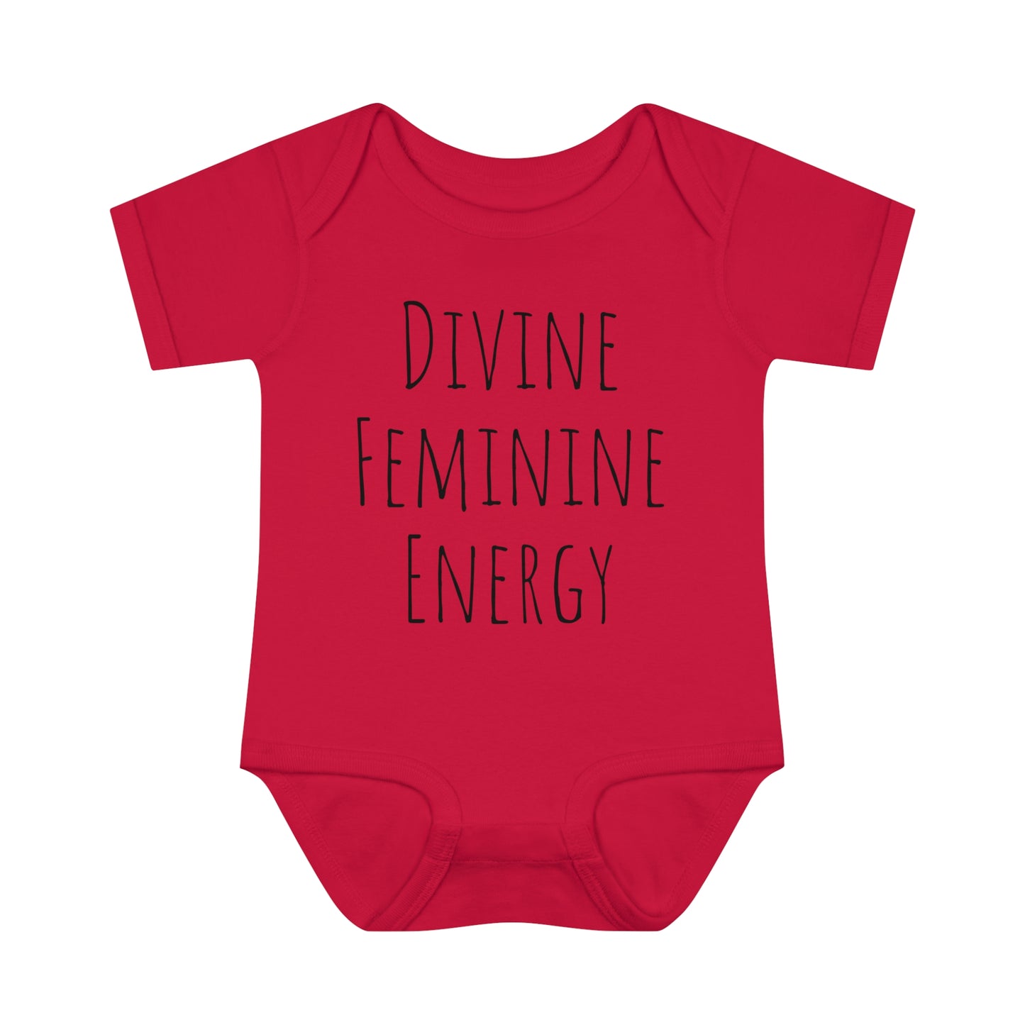 Infant Baby Rib Bodysuit Divine Feminine Energy