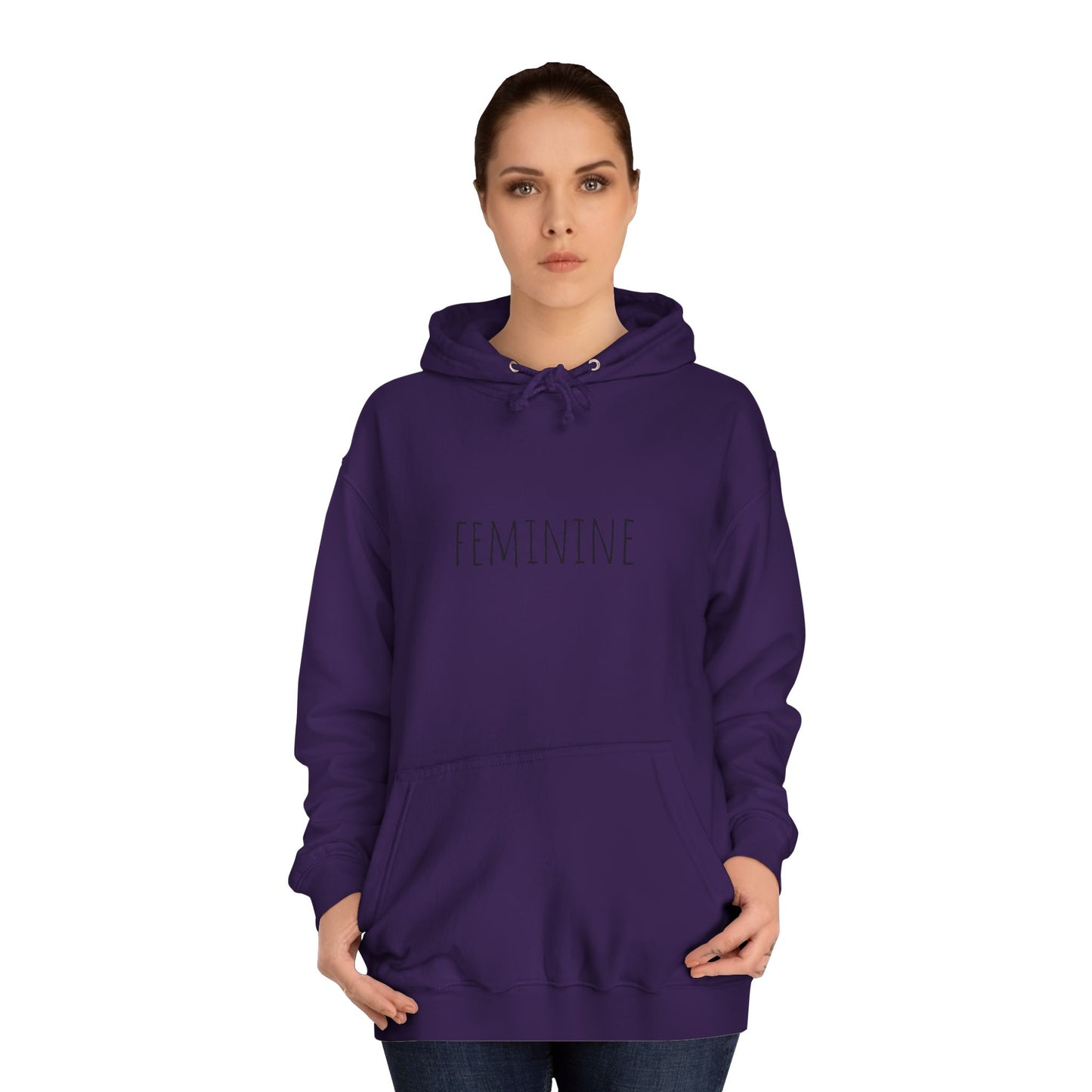 Unisex College Hoodie Feminine