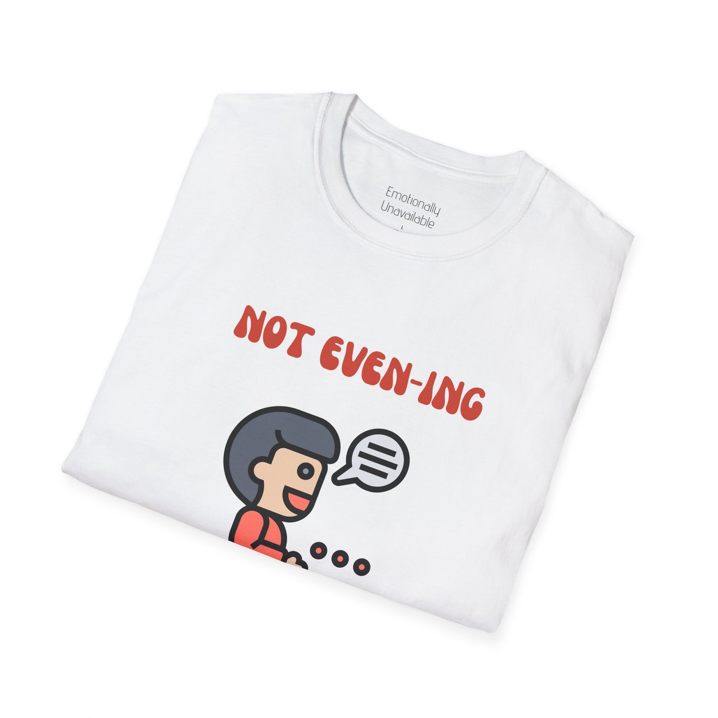 Unisex Softstyle T-Shirt Not Evening-1