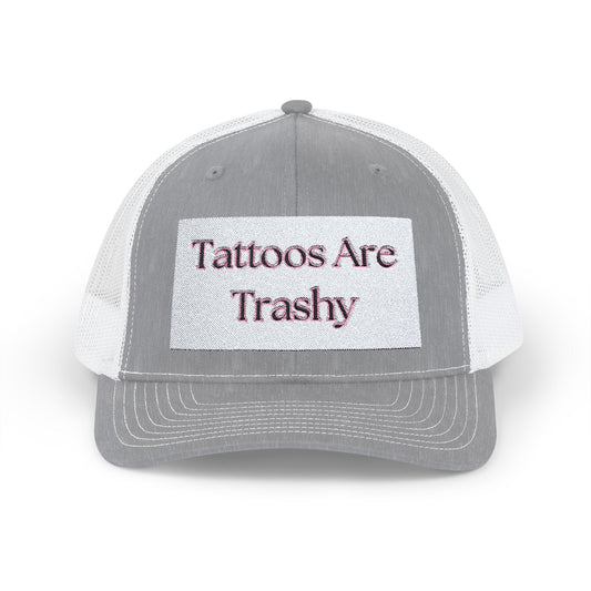 Snapback Trucker Cap-tattoos are trashy