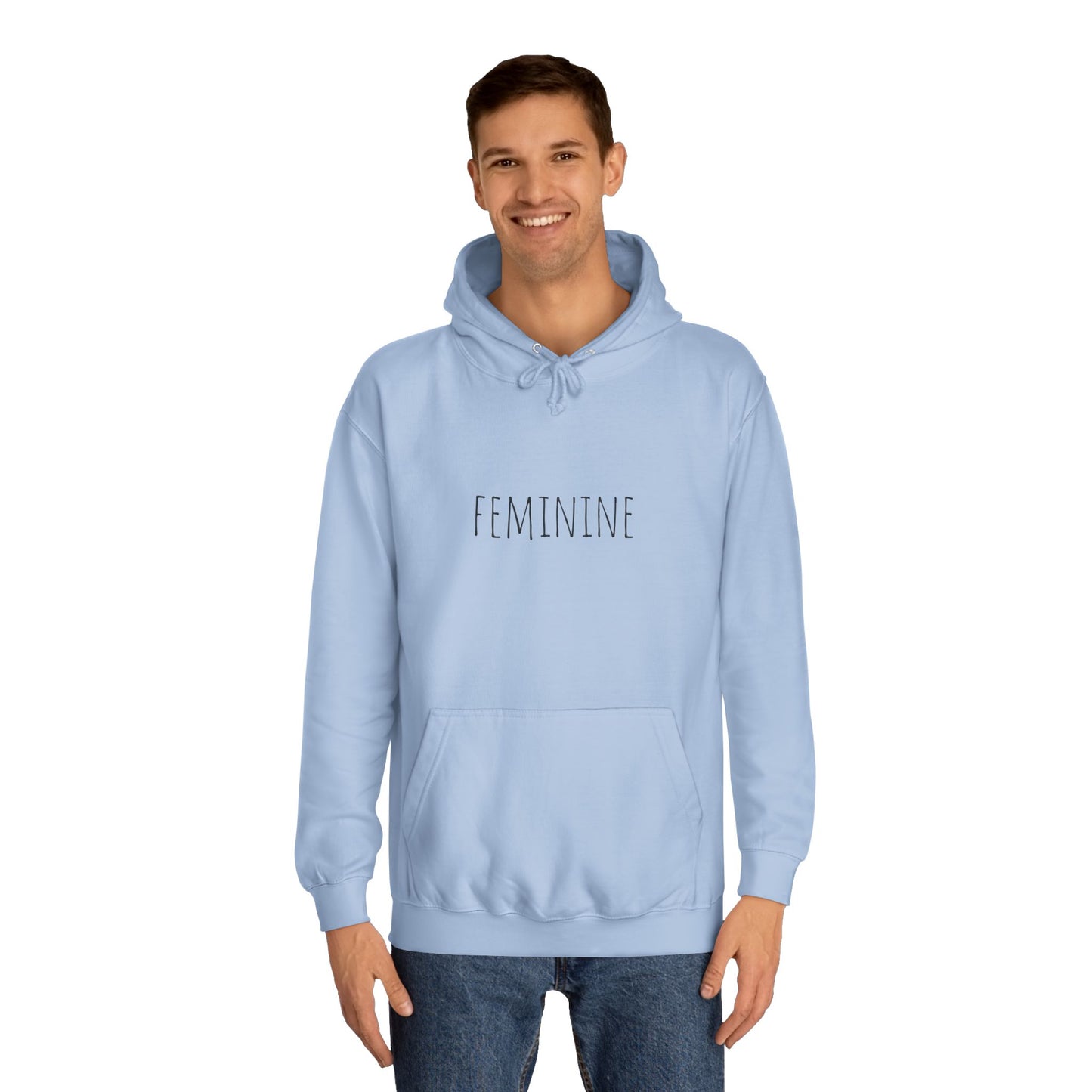 Unisex College Hoodie Feminine