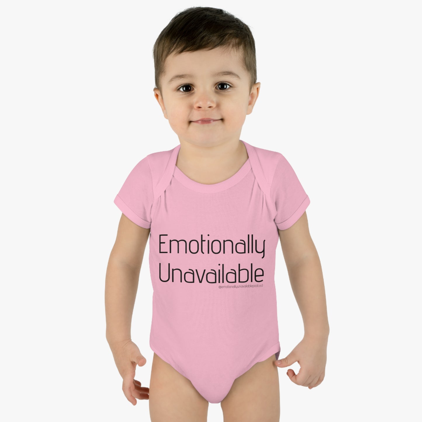 Infant Baby Rib Bodysuit Podcast Merch