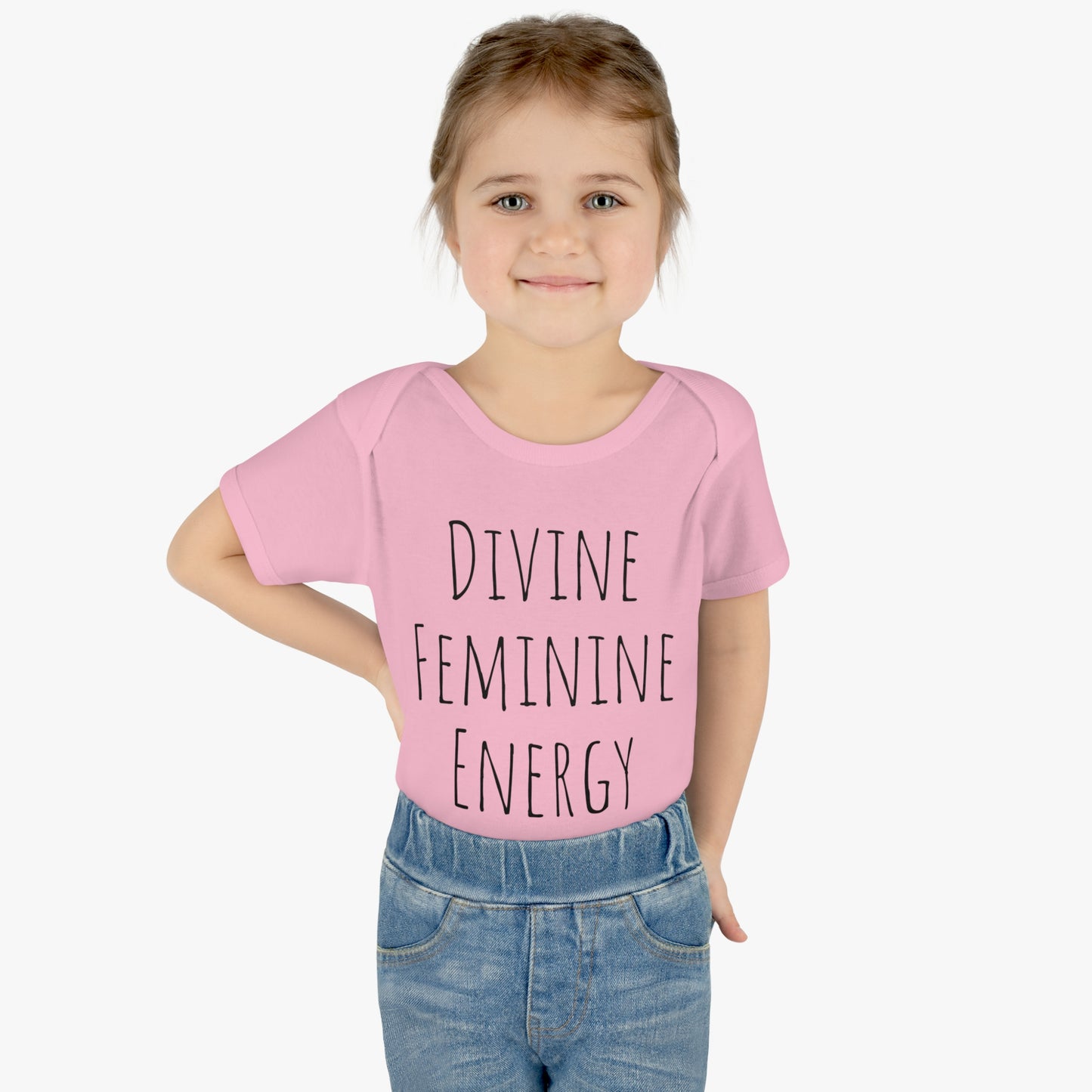 Infant Baby Rib Bodysuit Divine Feminine Energy