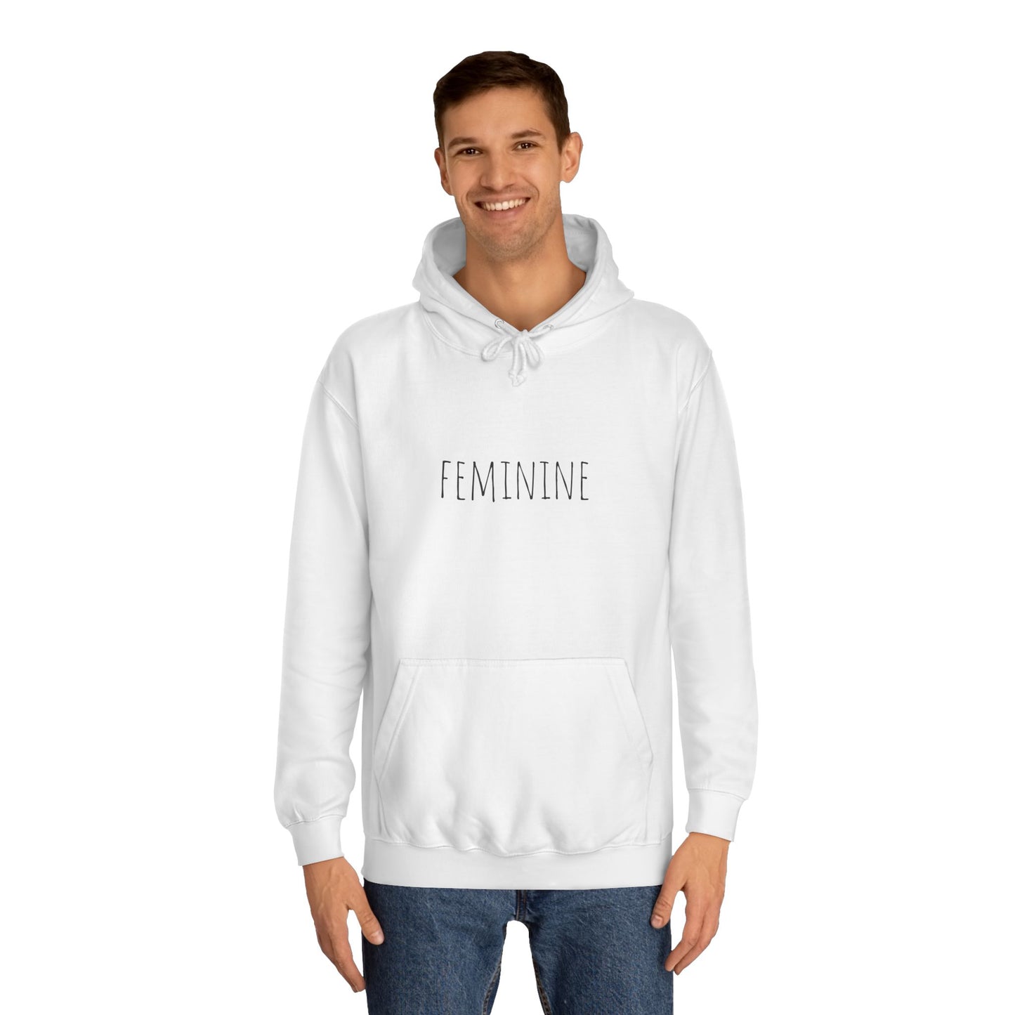 Unisex College Hoodie Feminine