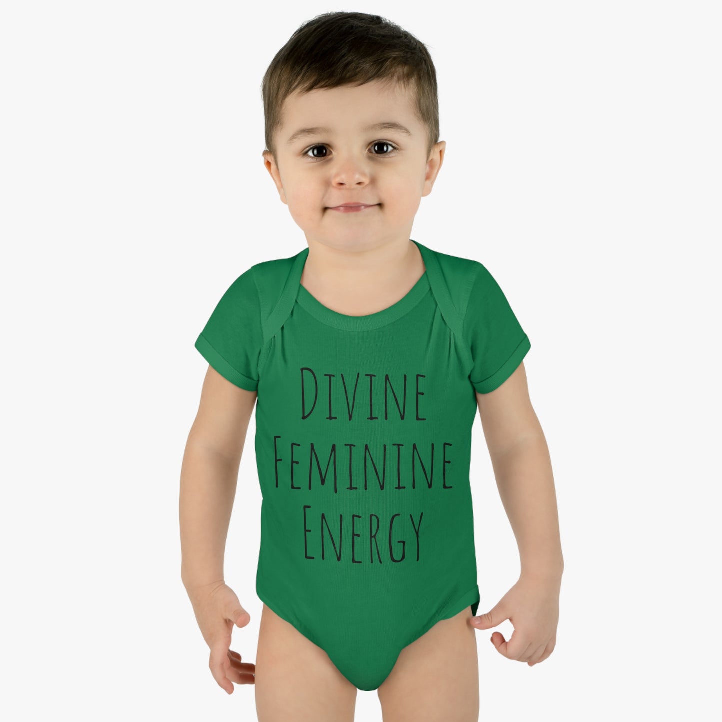 Infant Baby Rib Bodysuit Divine Feminine Energy