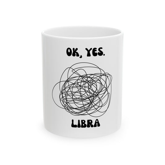 Ceramic Mug, (11oz, 15oz) Libra