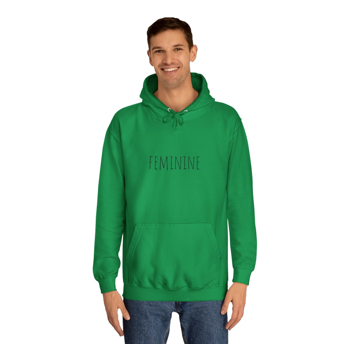 Unisex College Hoodie Feminine