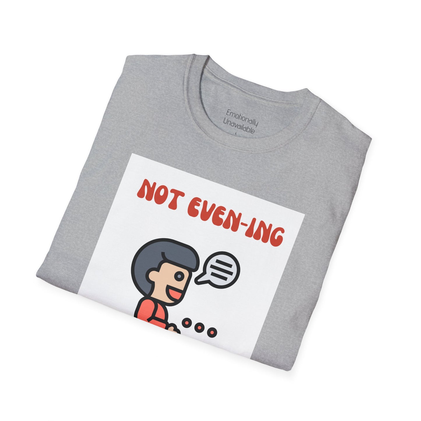 Unisex Softstyle T-Shirt Not Evening-1