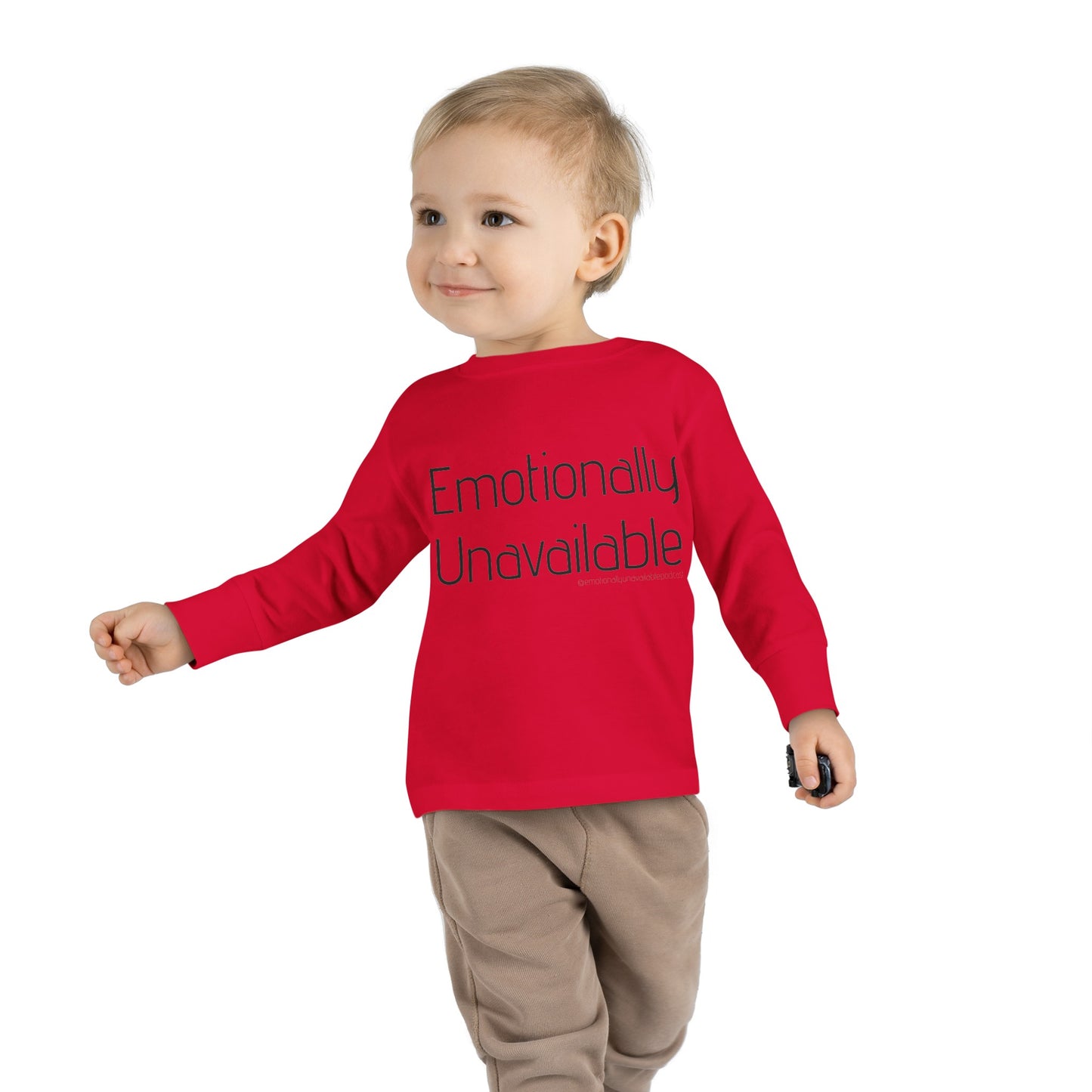 Toddler Long Sleeve Tee Podcast Merch