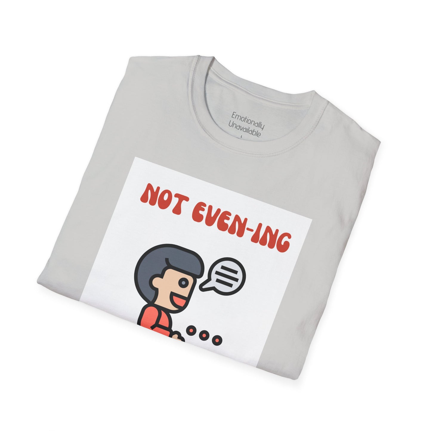 Unisex Softstyle T-Shirt Not Evening-1