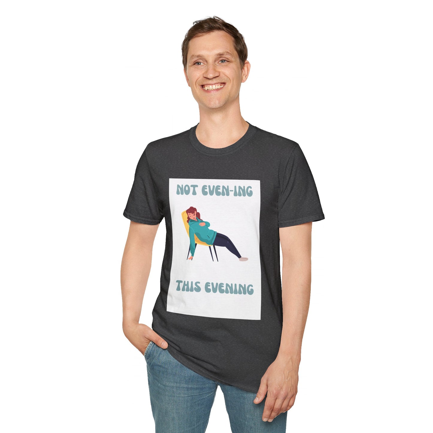 Unisex Softstyle T-Shirt Not even-ing -3