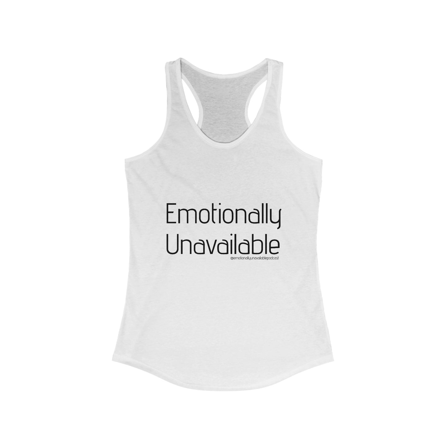 Women's Ideal Racerback Tank Podcast Merch