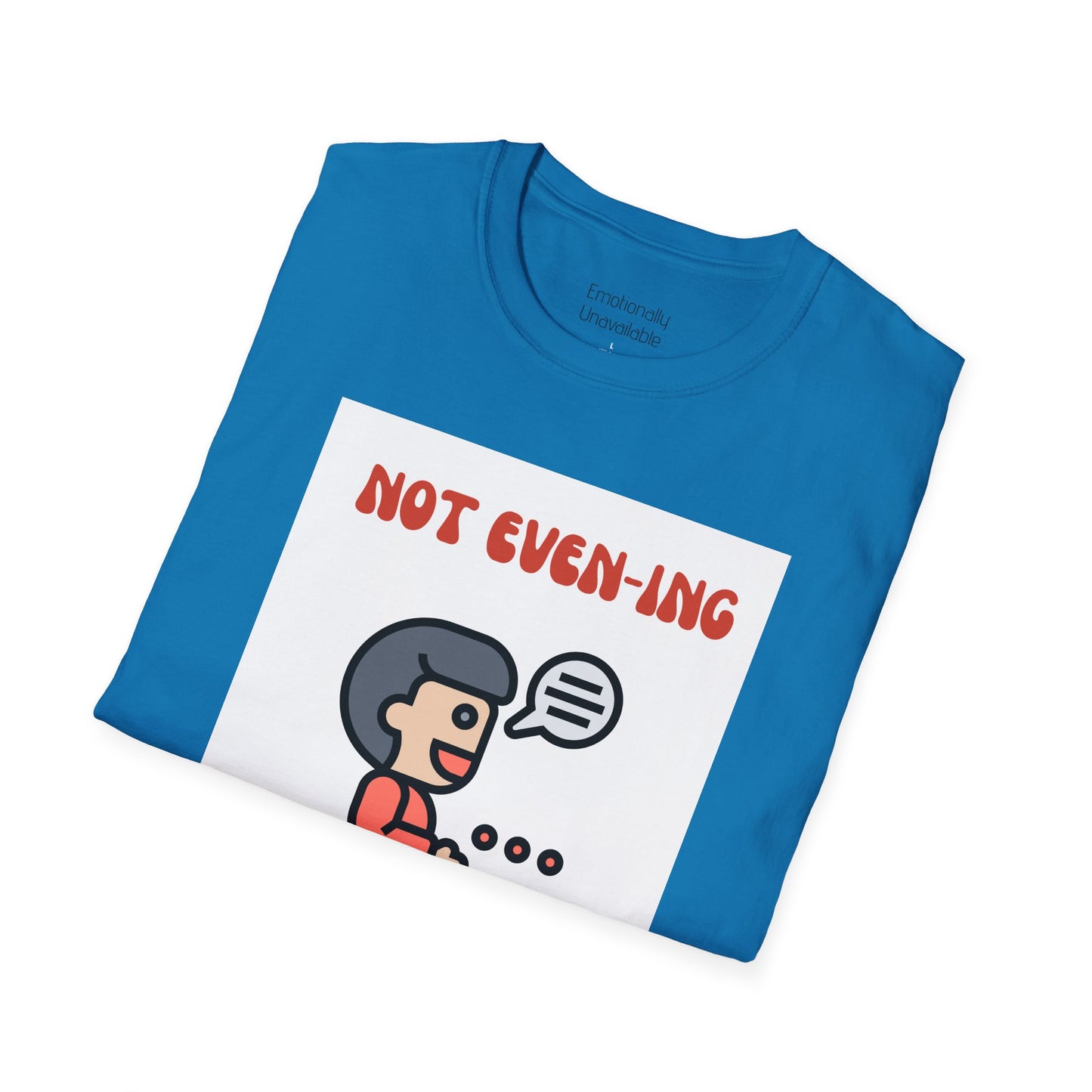 Unisex Softstyle T-Shirt Not Evening-1