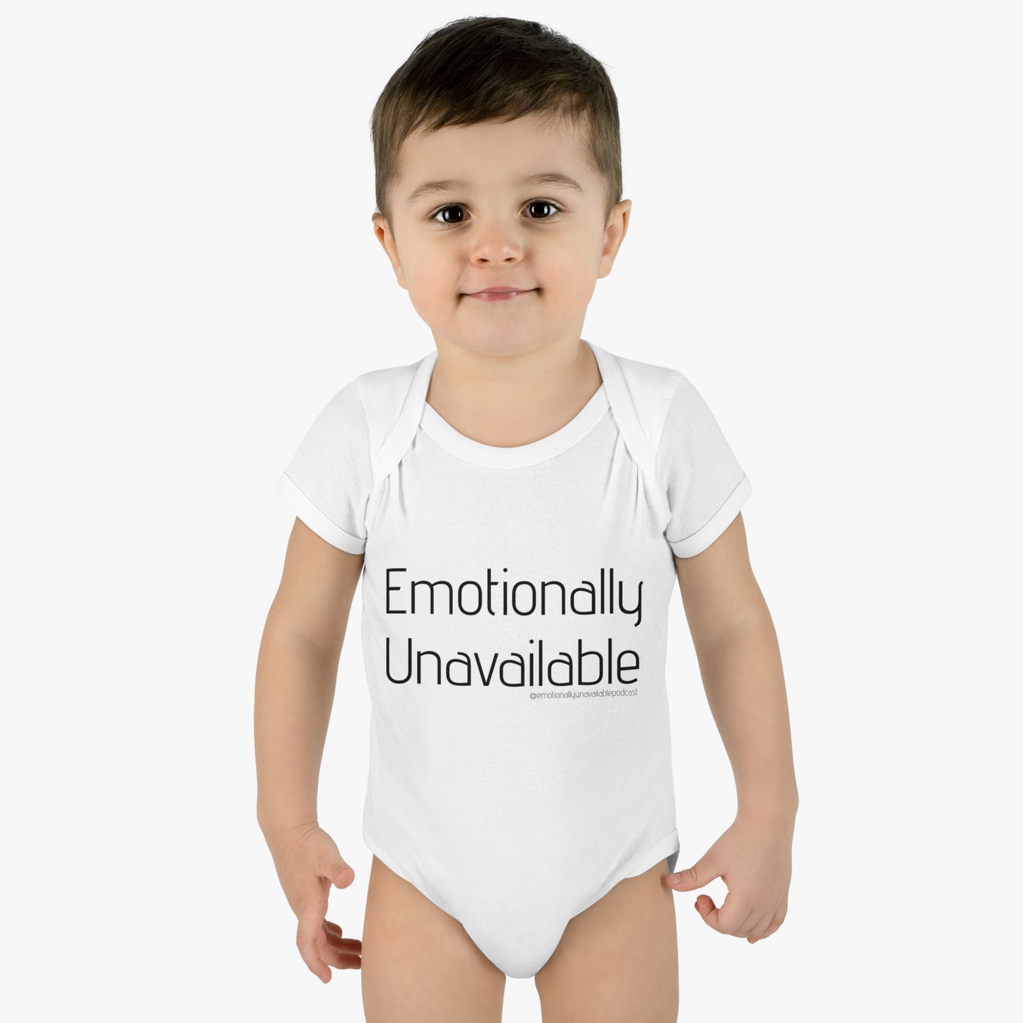 Infant Baby Rib Bodysuit Podcast Merch