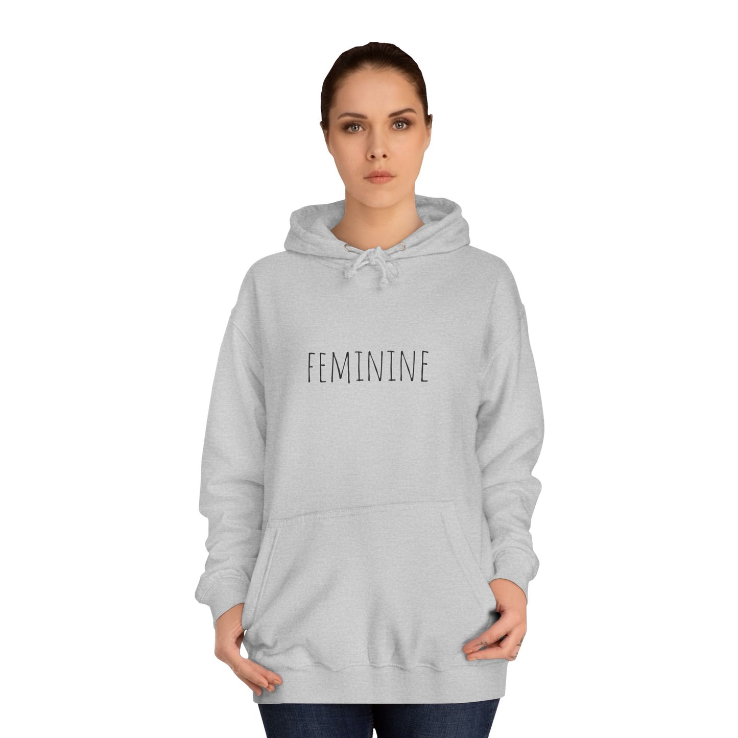 Unisex College Hoodie Feminine