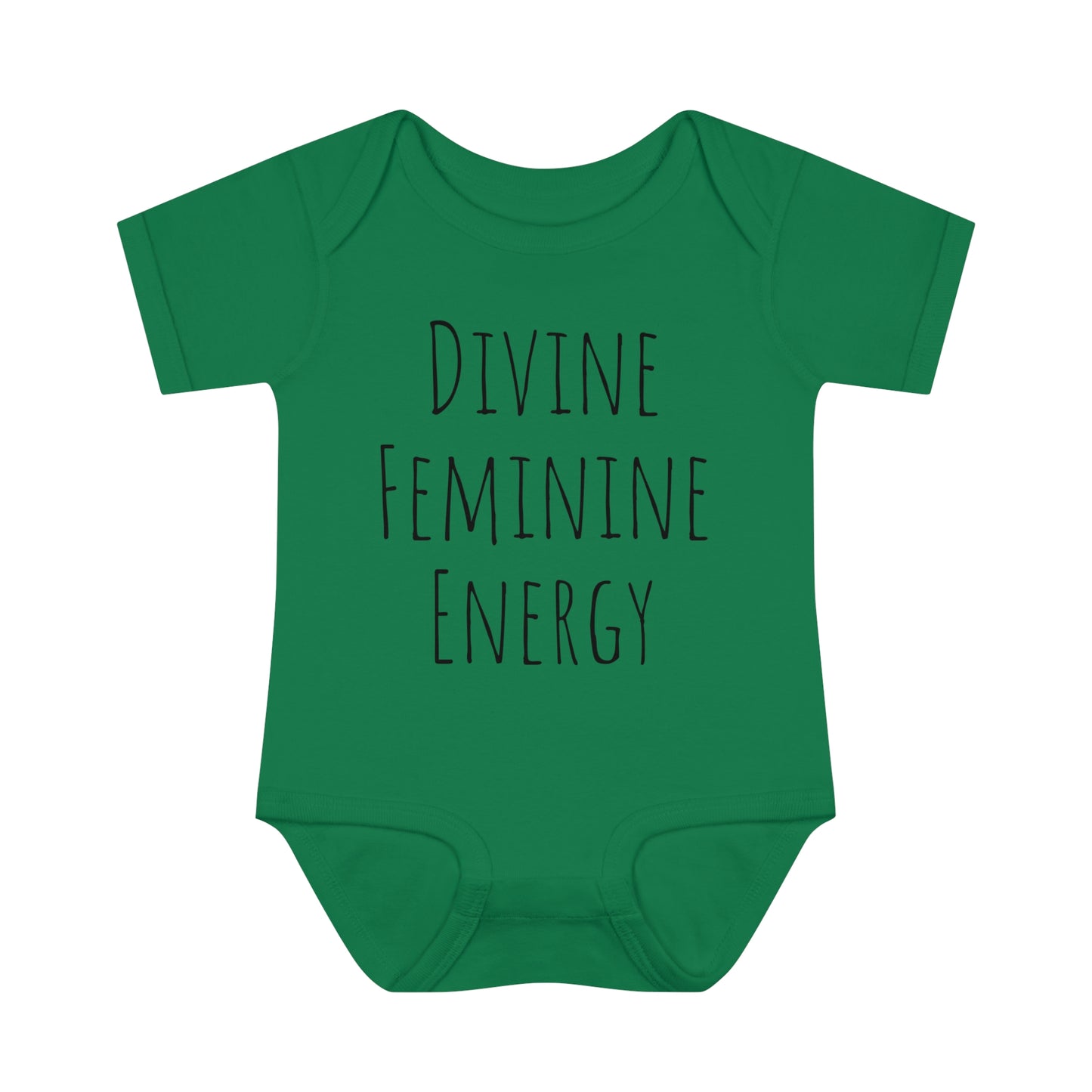 Infant Baby Rib Bodysuit Divine Feminine Energy