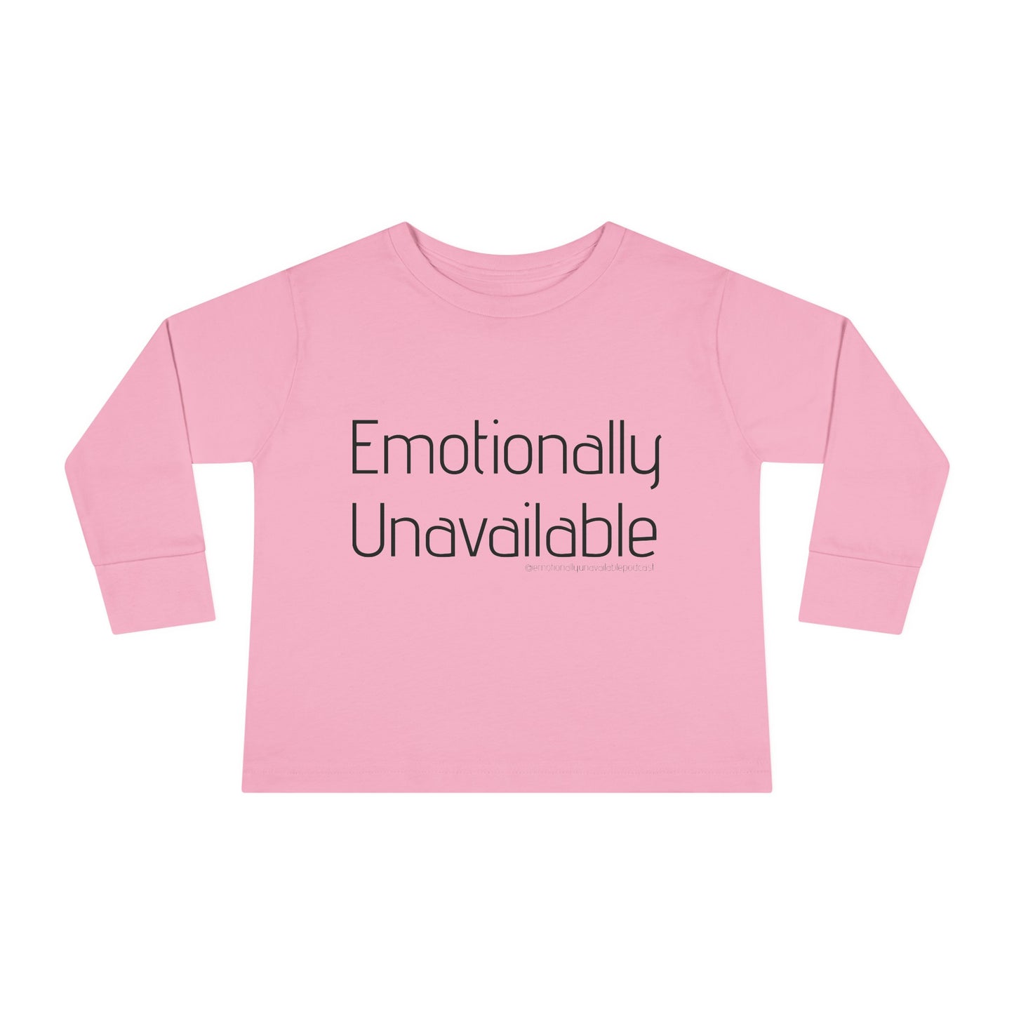 Toddler Long Sleeve Tee Podcast Merch