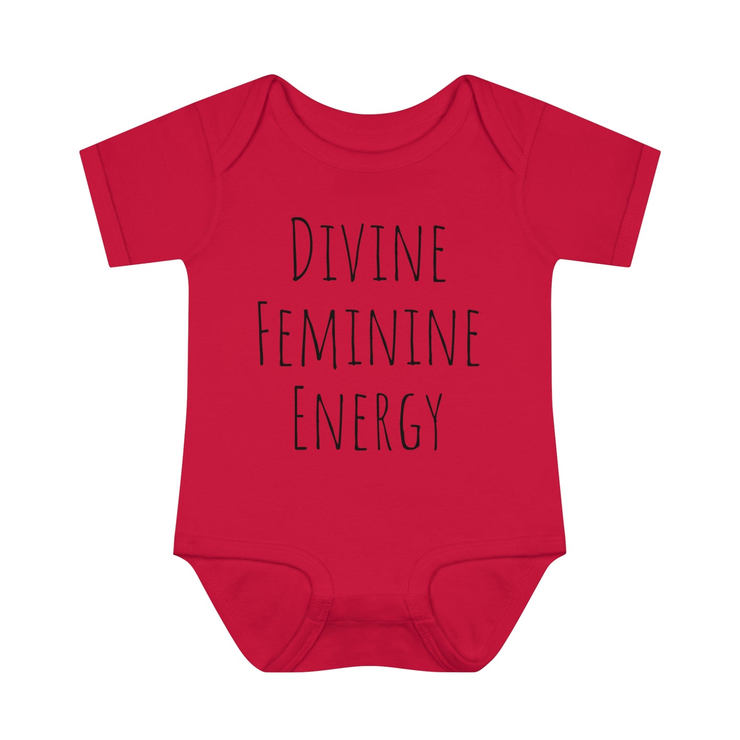 Infant Baby Rib Bodysuit Divine Feminine Energy