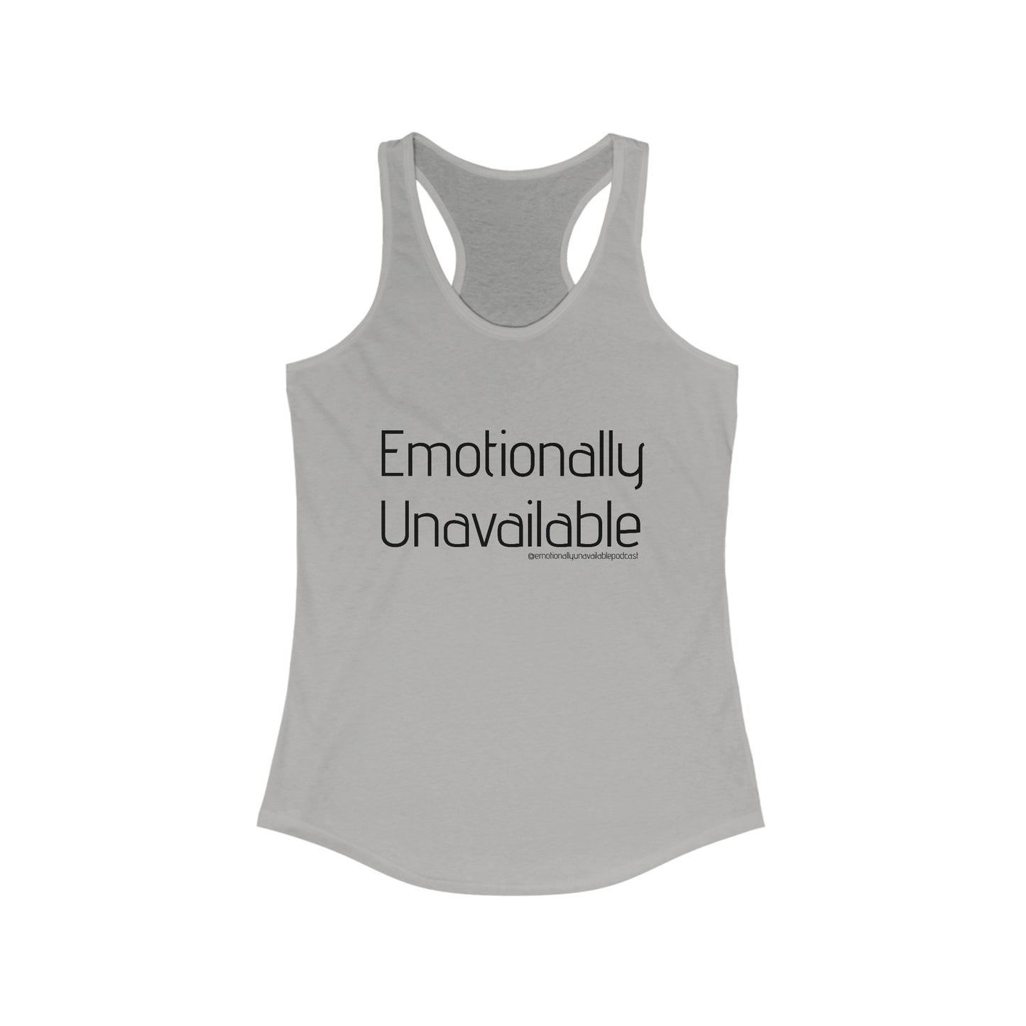 Women's Ideal Racerback Tank Podcast Merch