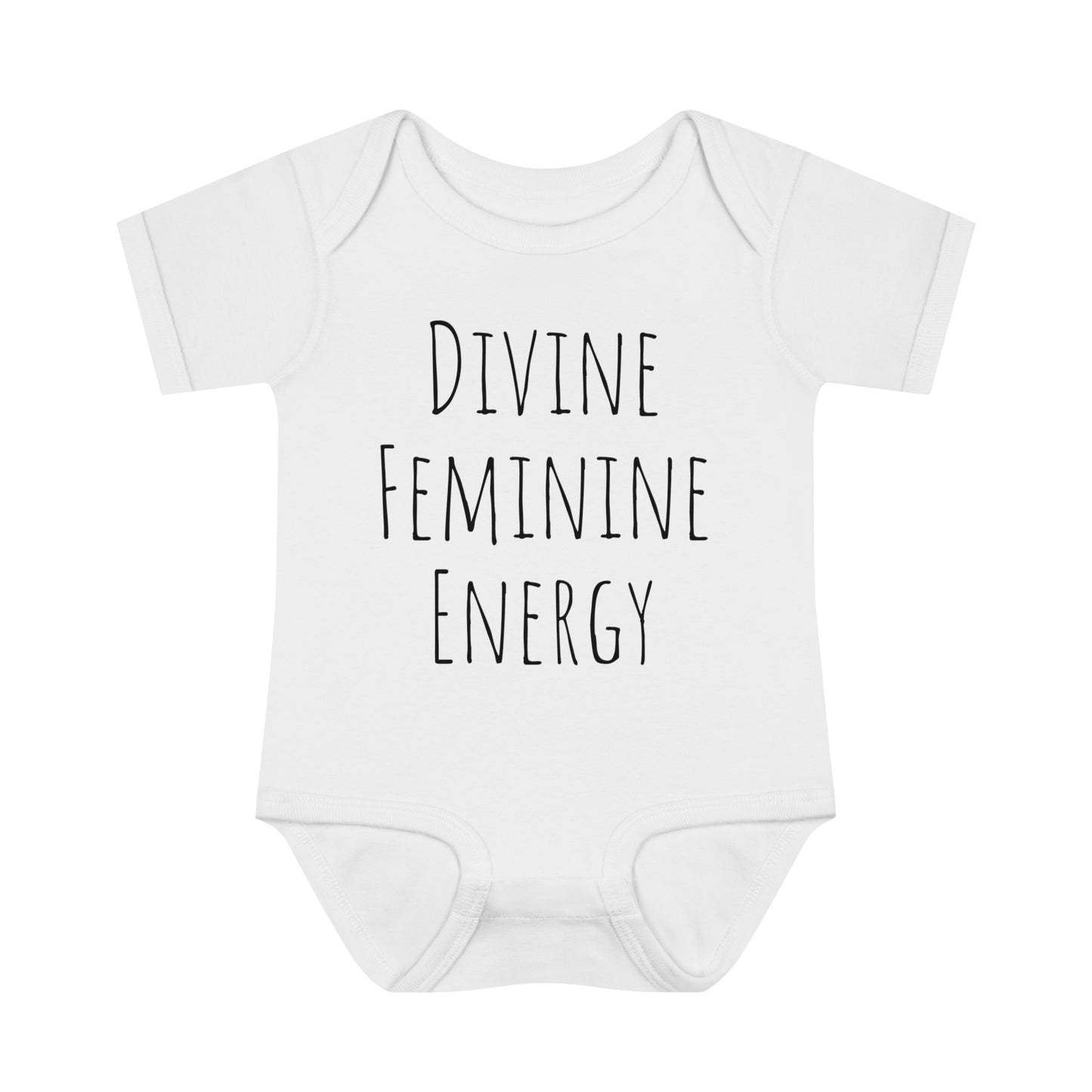 Infant Baby Rib Bodysuit Divine Feminine Energy