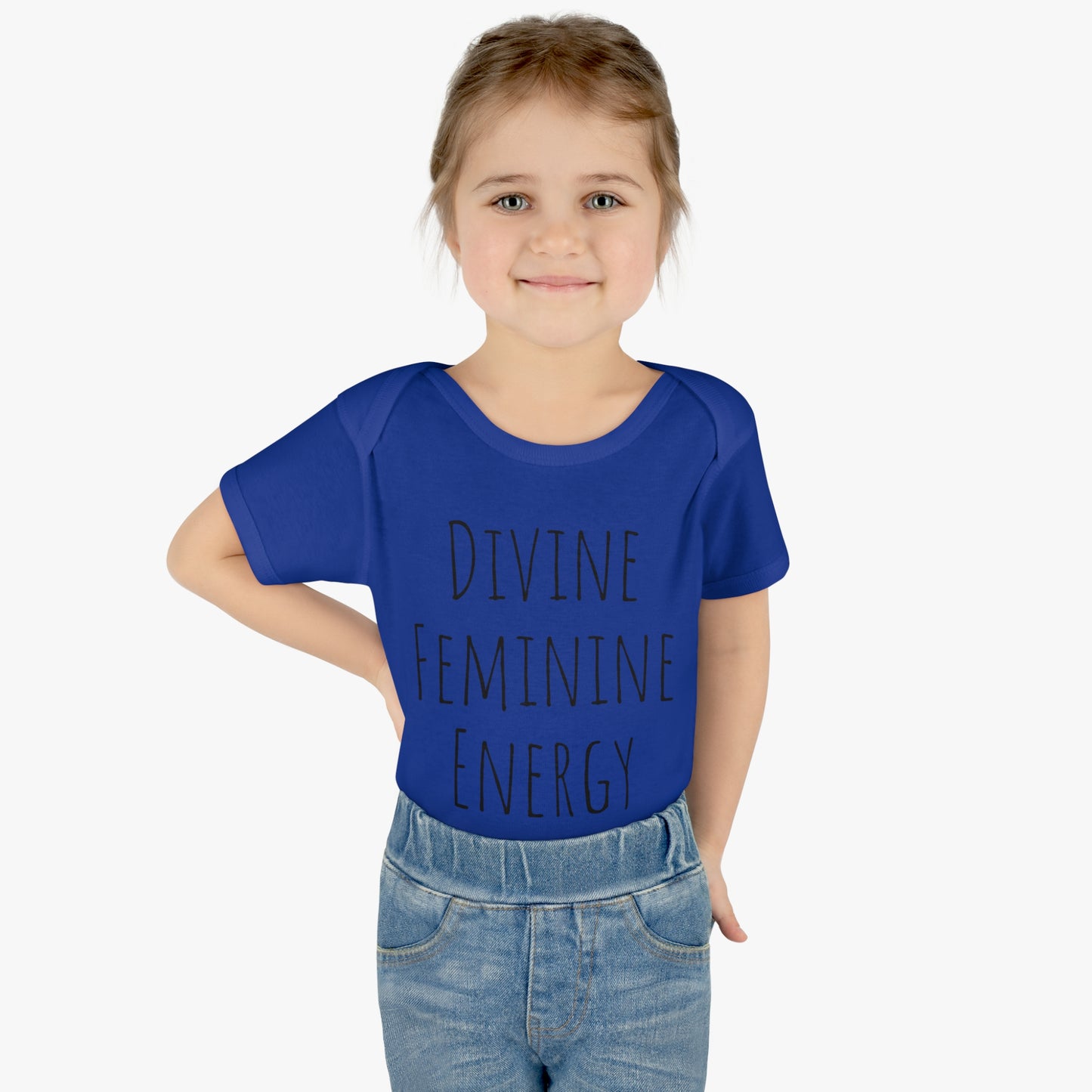 Infant Baby Rib Bodysuit Divine Feminine Energy