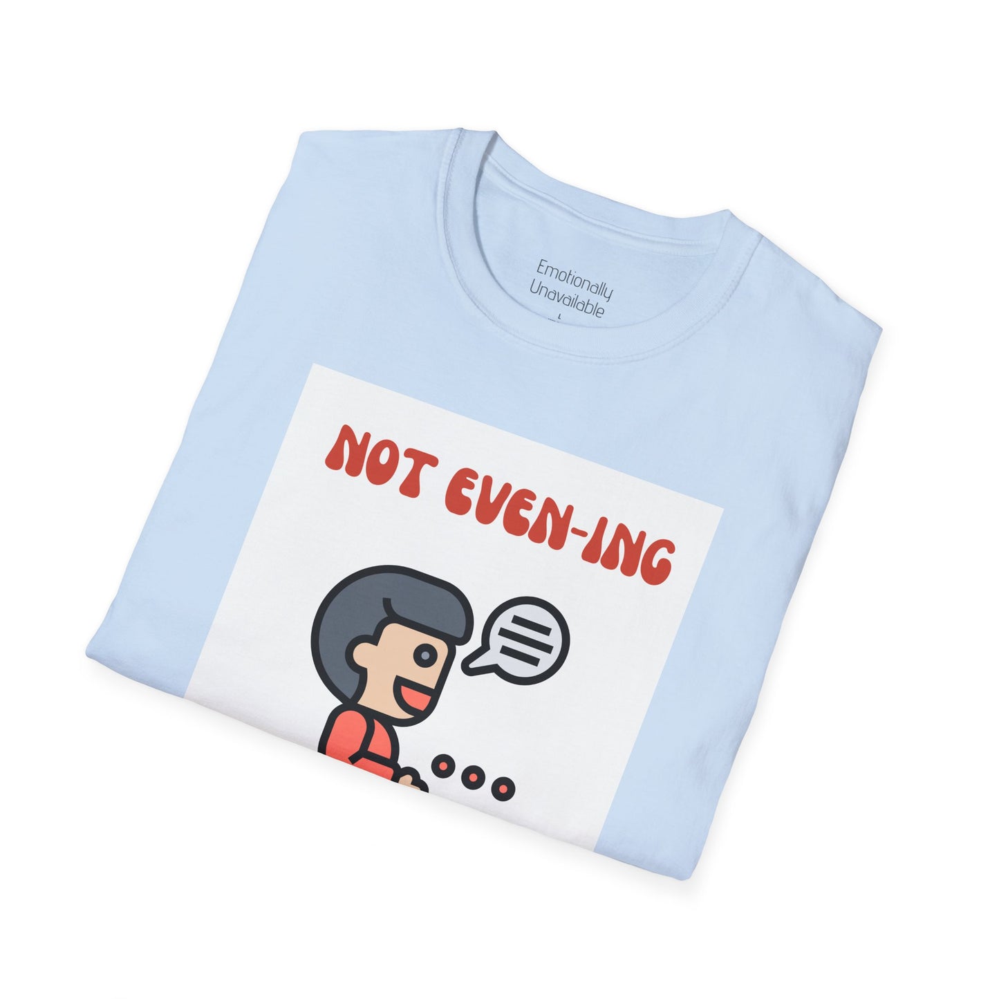 Unisex Softstyle T-Shirt Not Evening-1