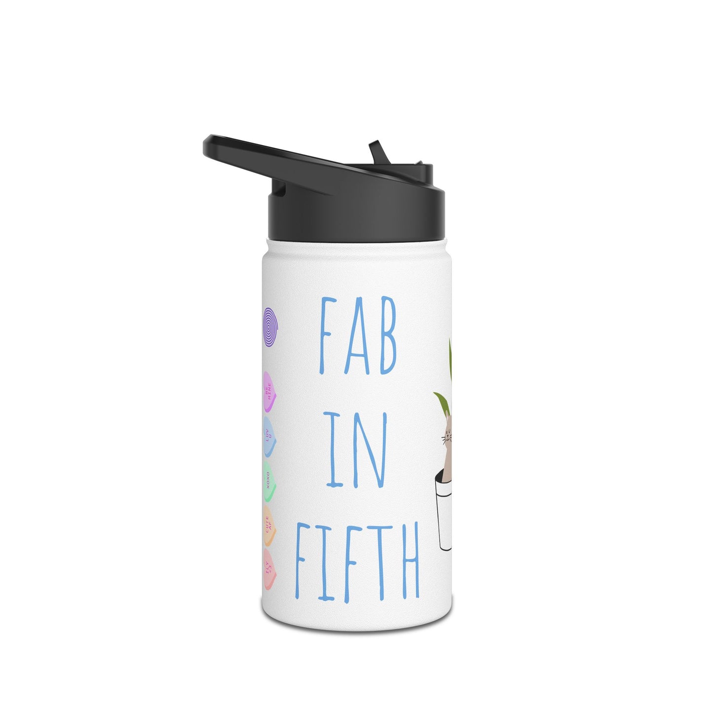 Stainless Steel Water Bottle, Standard Lid- Customize-able