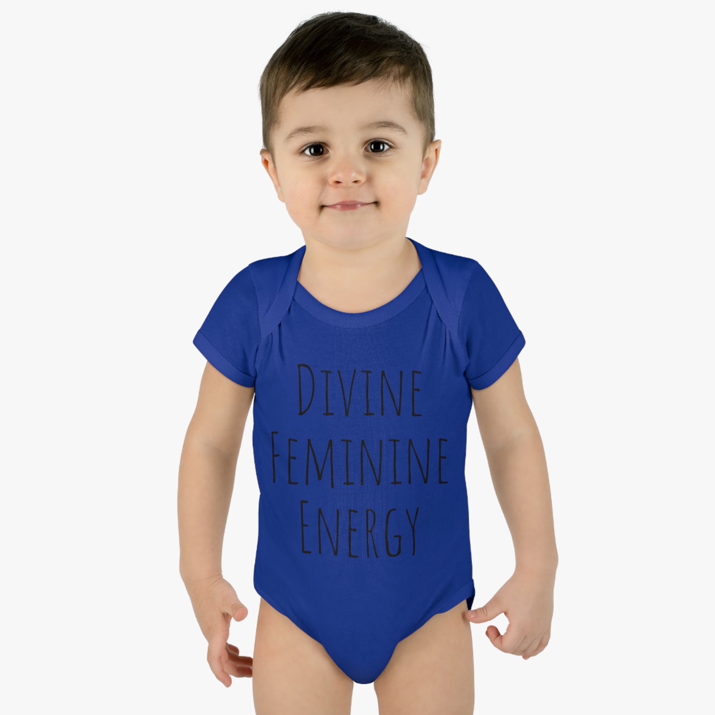 Infant Baby Rib Bodysuit Divine Feminine Energy