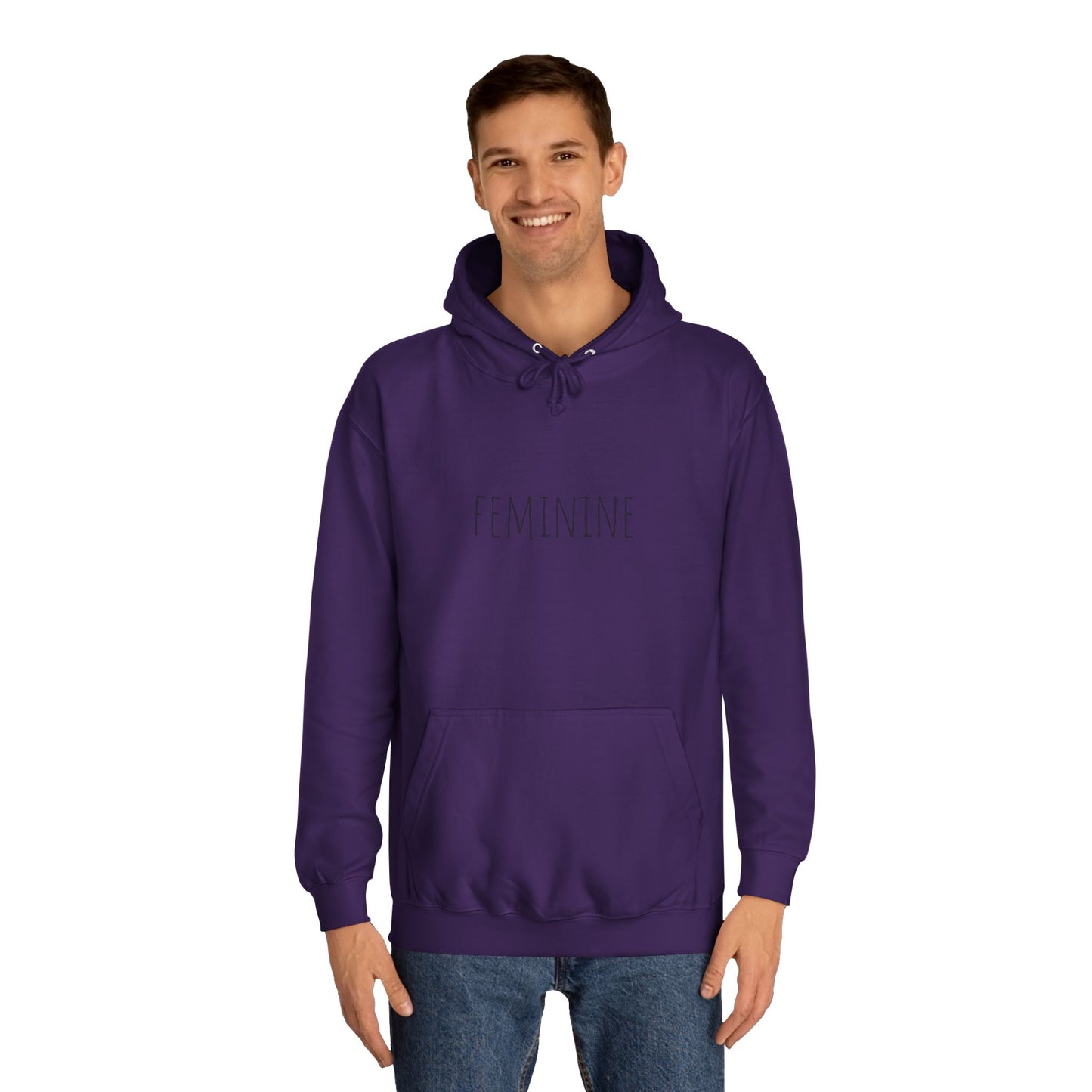 Unisex College Hoodie Feminine