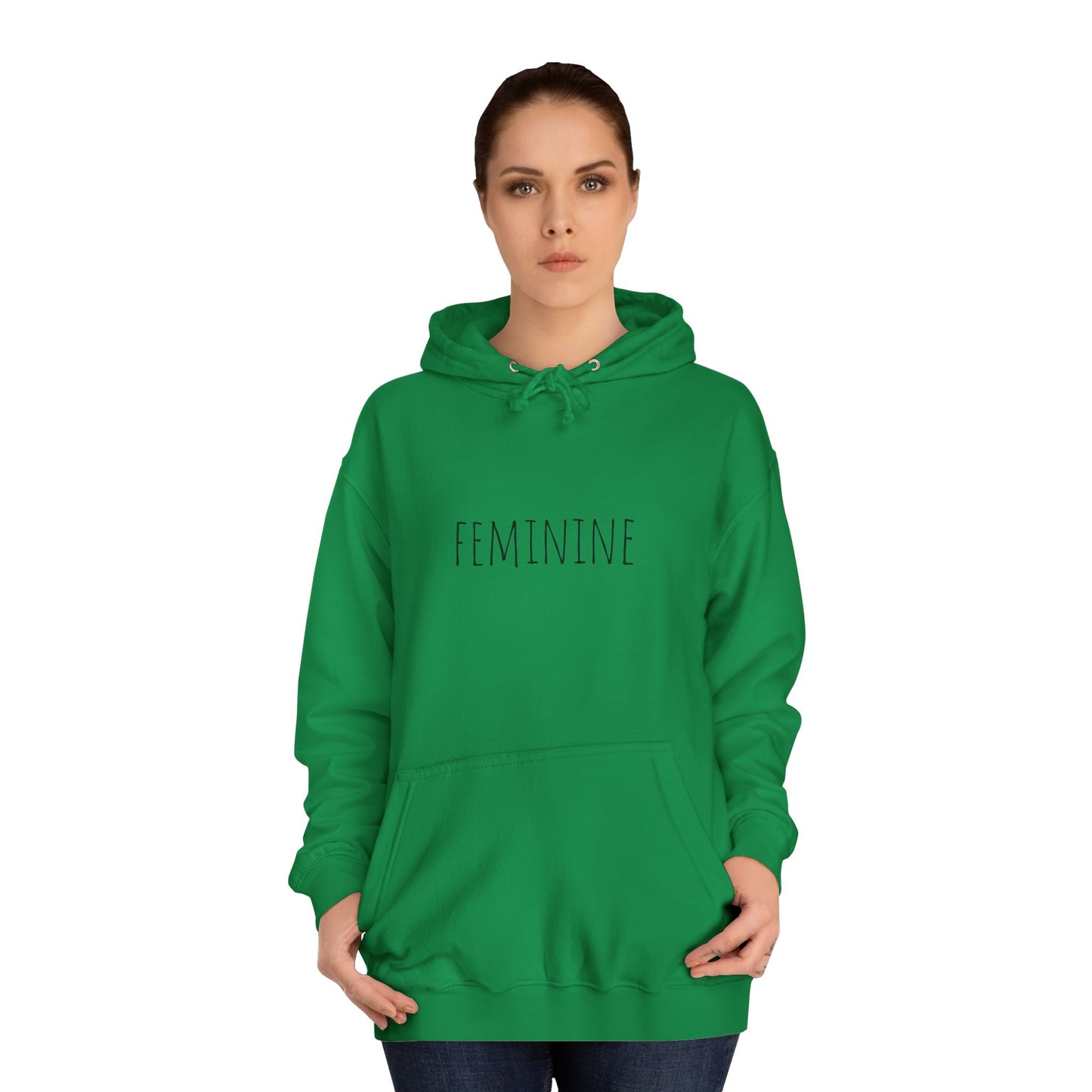 Unisex College Hoodie Feminine