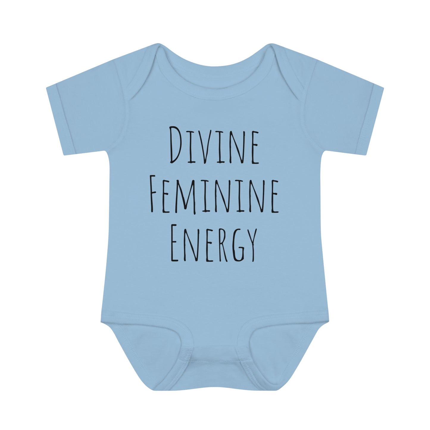 Infant Baby Rib Bodysuit Divine Feminine Energy