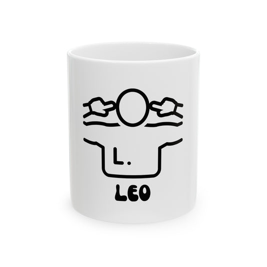 Ceramic Mug, (11oz, 15oz) Leo