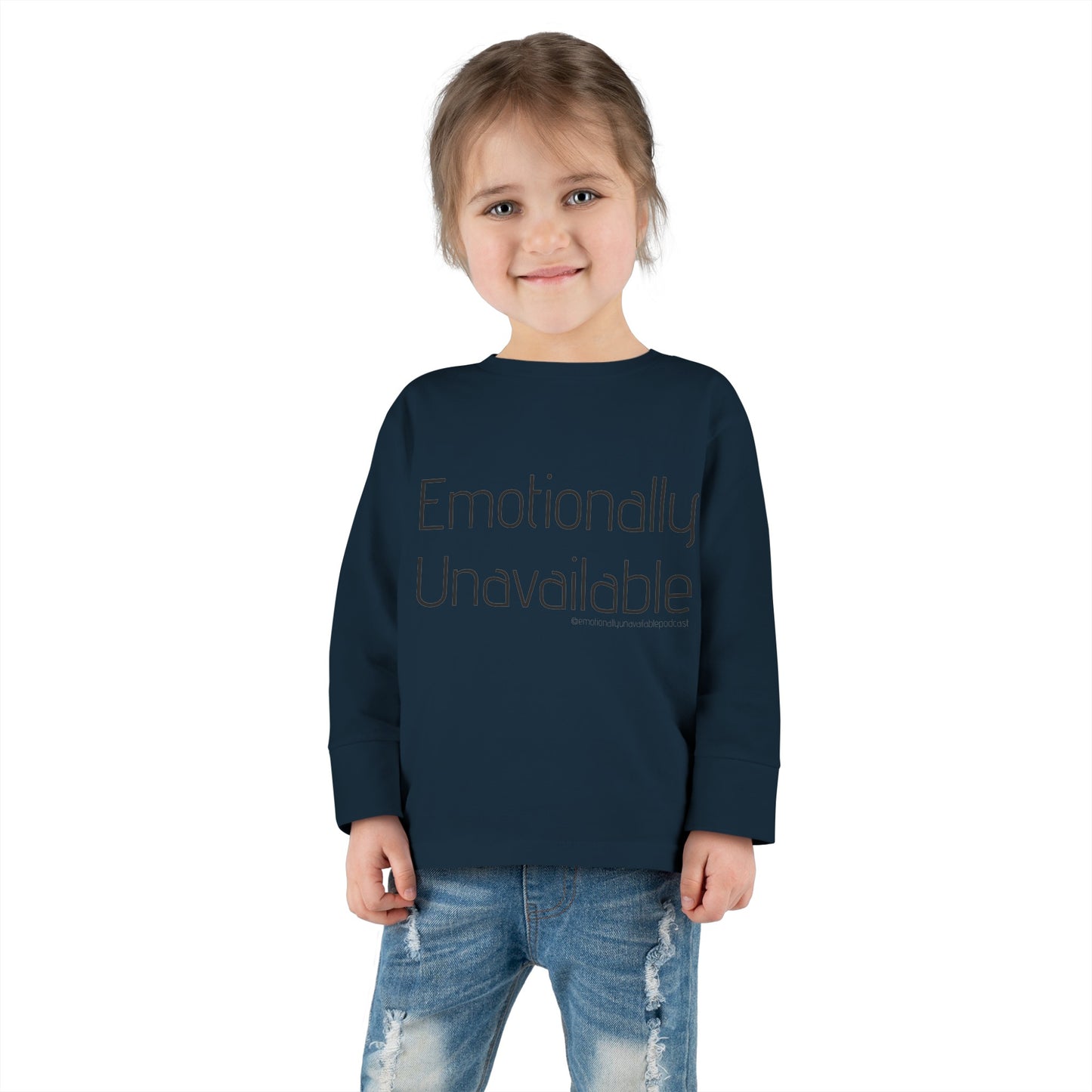 Toddler Long Sleeve Tee Podcast Merch