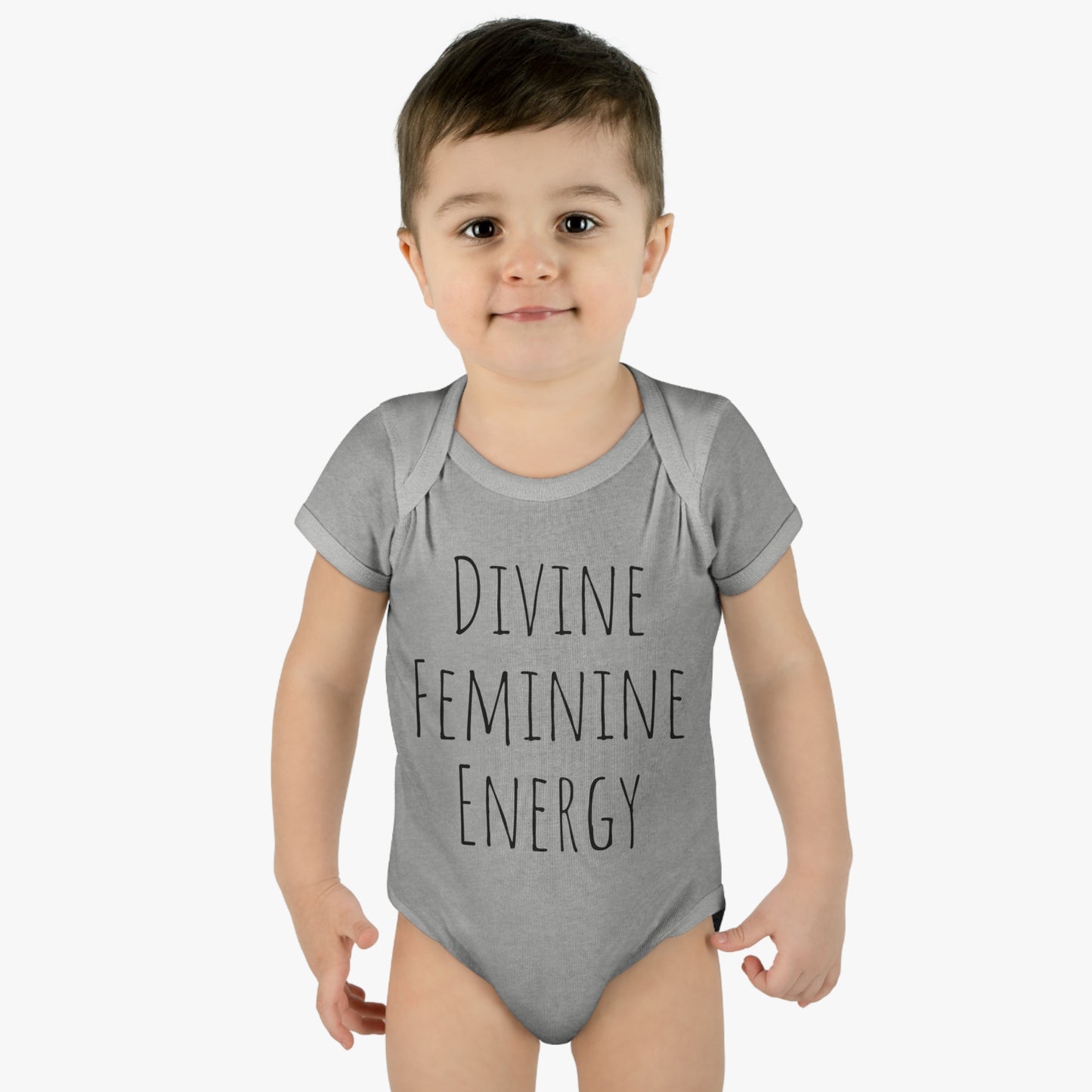 Infant Baby Rib Bodysuit Divine Feminine Energy