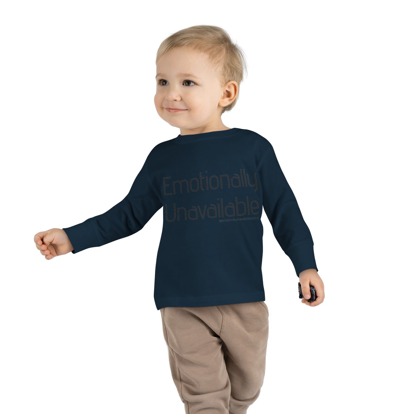 Toddler Long Sleeve Tee Podcast Merch